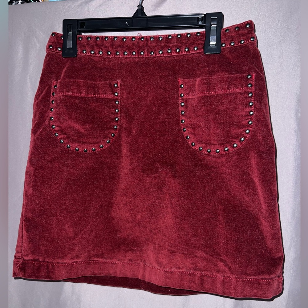 Women’s Size 0 Dark Red Mini Skirt